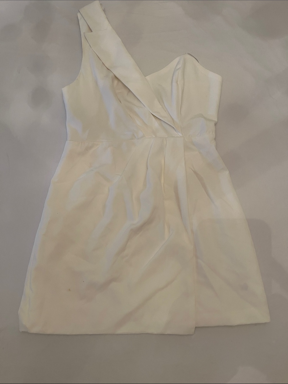 DO+BE White One-Shoulder Girls Formal Dress